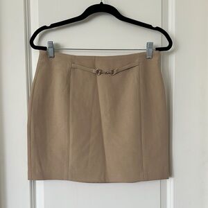 H&M Tan Pencil Mini Skirt for Work